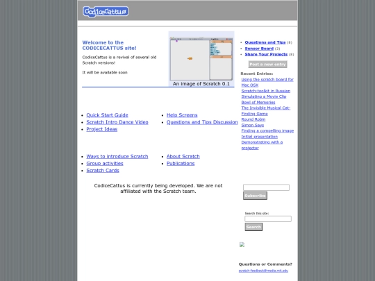 Website screenshot