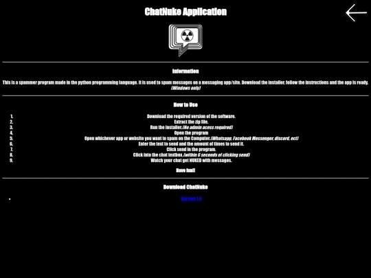 Website screenshot
