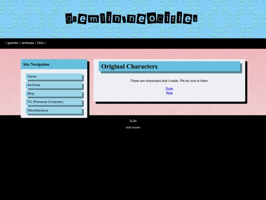 Website screenshot