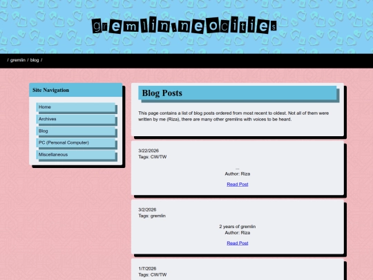 Website screenshot