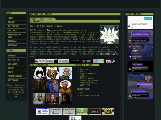 Website screenshot