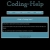 Coding-Help - A tutorial site for various programming languages avatar