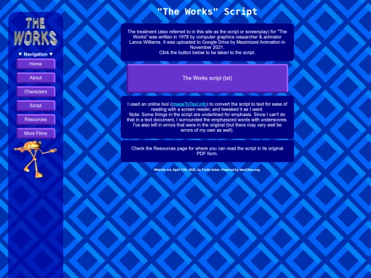 Website screenshot