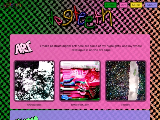 Website screenshot