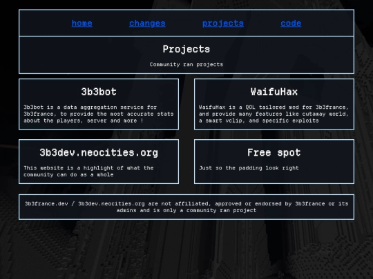 Website screenshot