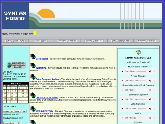 Website screenshot