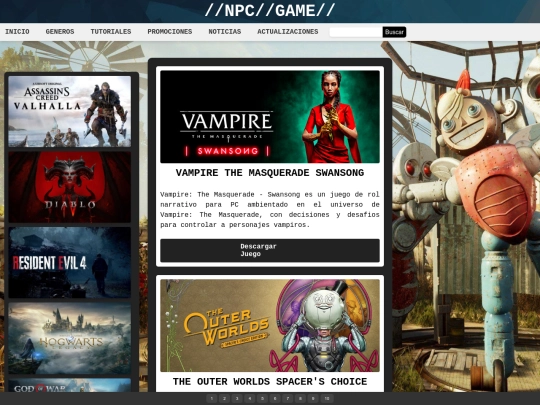 Website screenshot